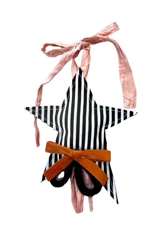 Black & White Striped Star #2