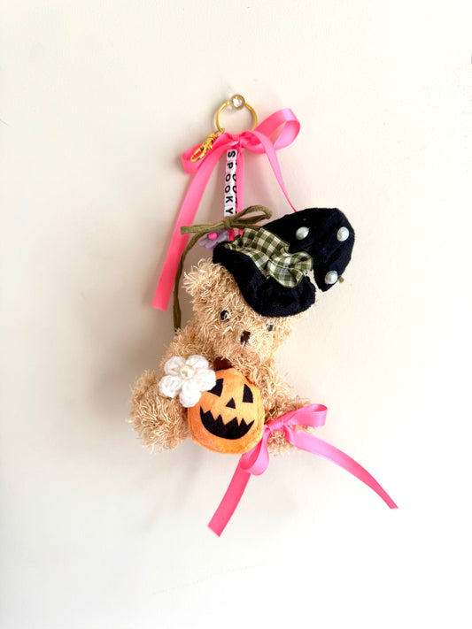 Halloween Bear Bag Charm #1