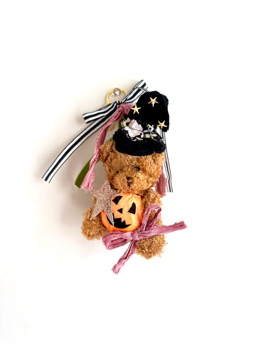 Halloween Bear Bag Charm #2