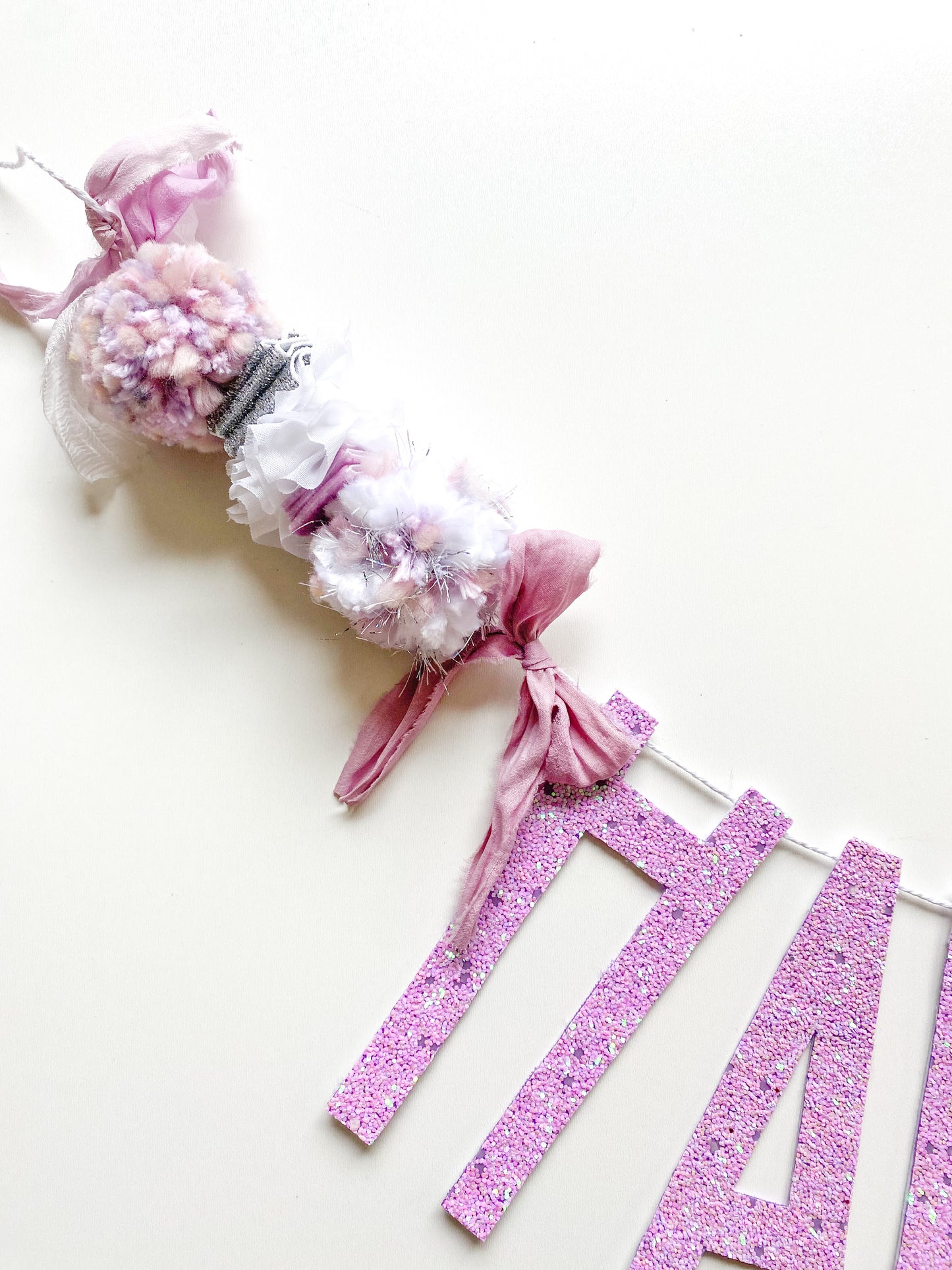 Lavender Happy Birthday Banner