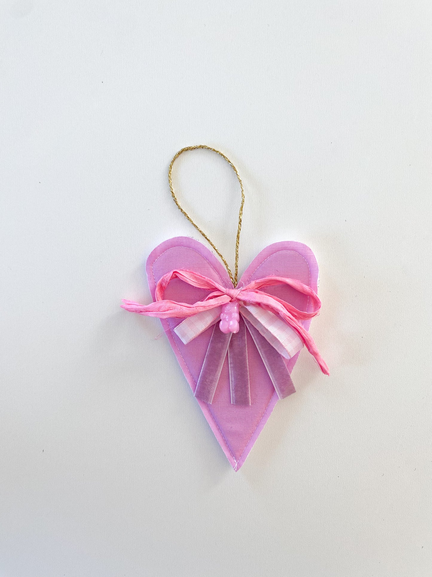 Mini Lavender Gummy Bear Heart