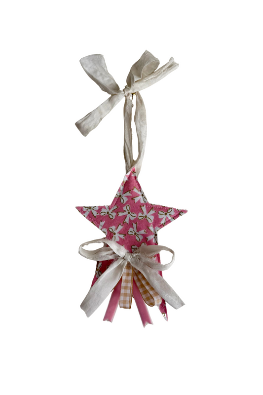Mini Pink Bow Star