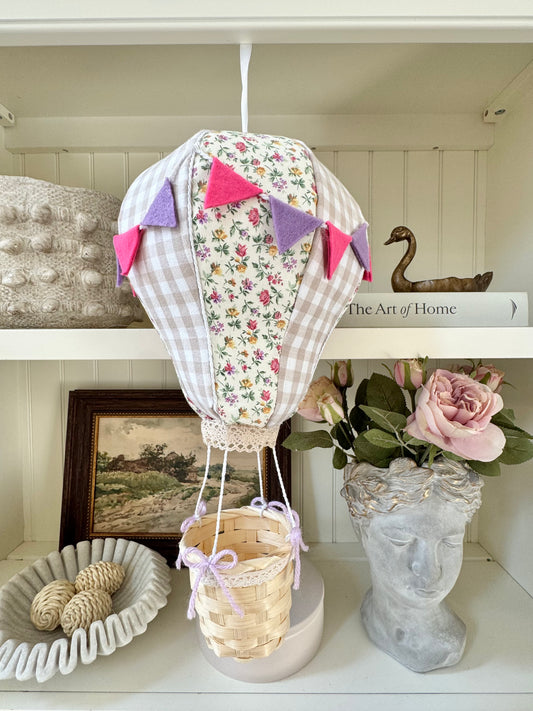 Colorful Floral Hot Air Balloon