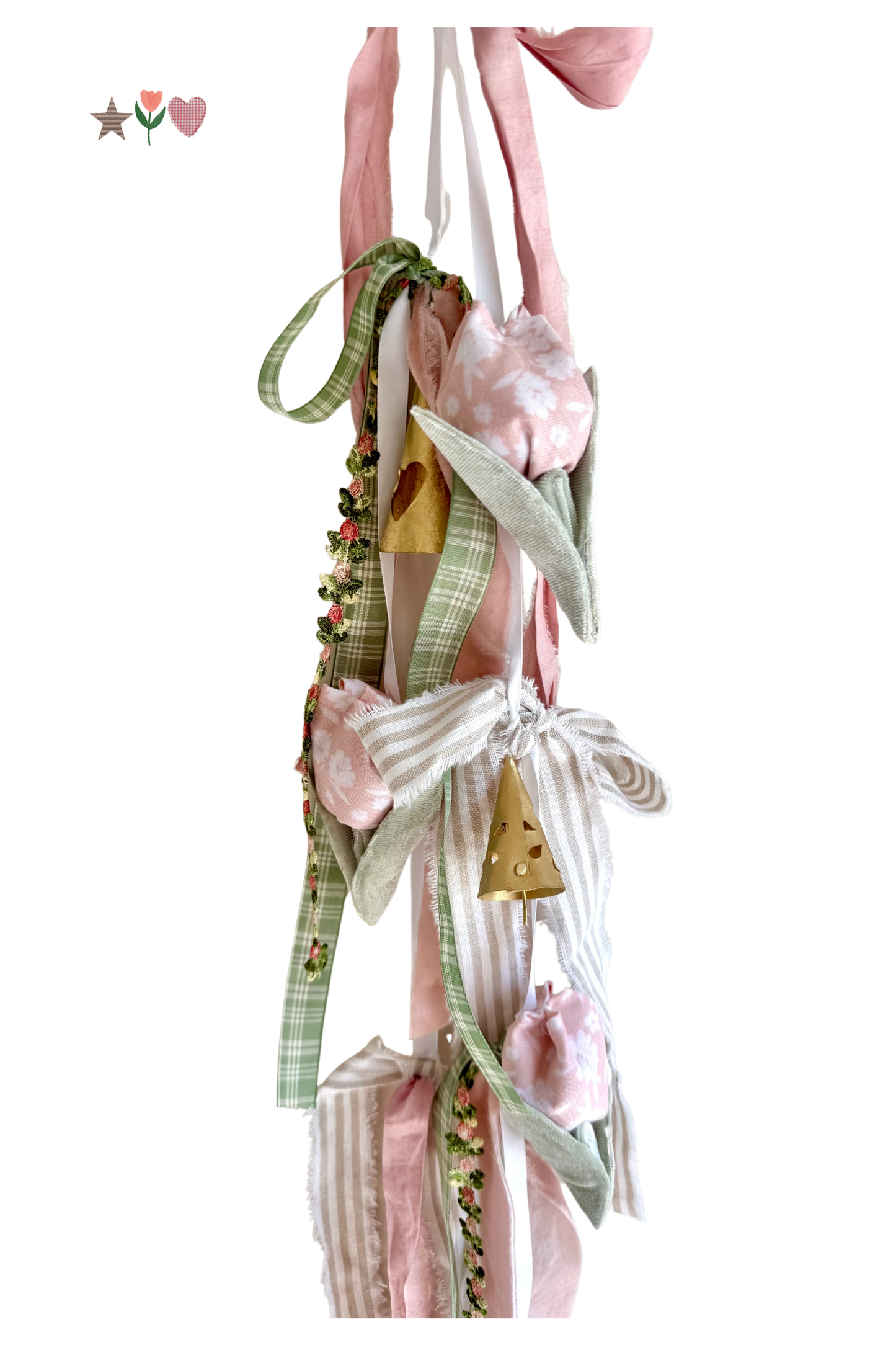 Pink Tulip Door Hanger