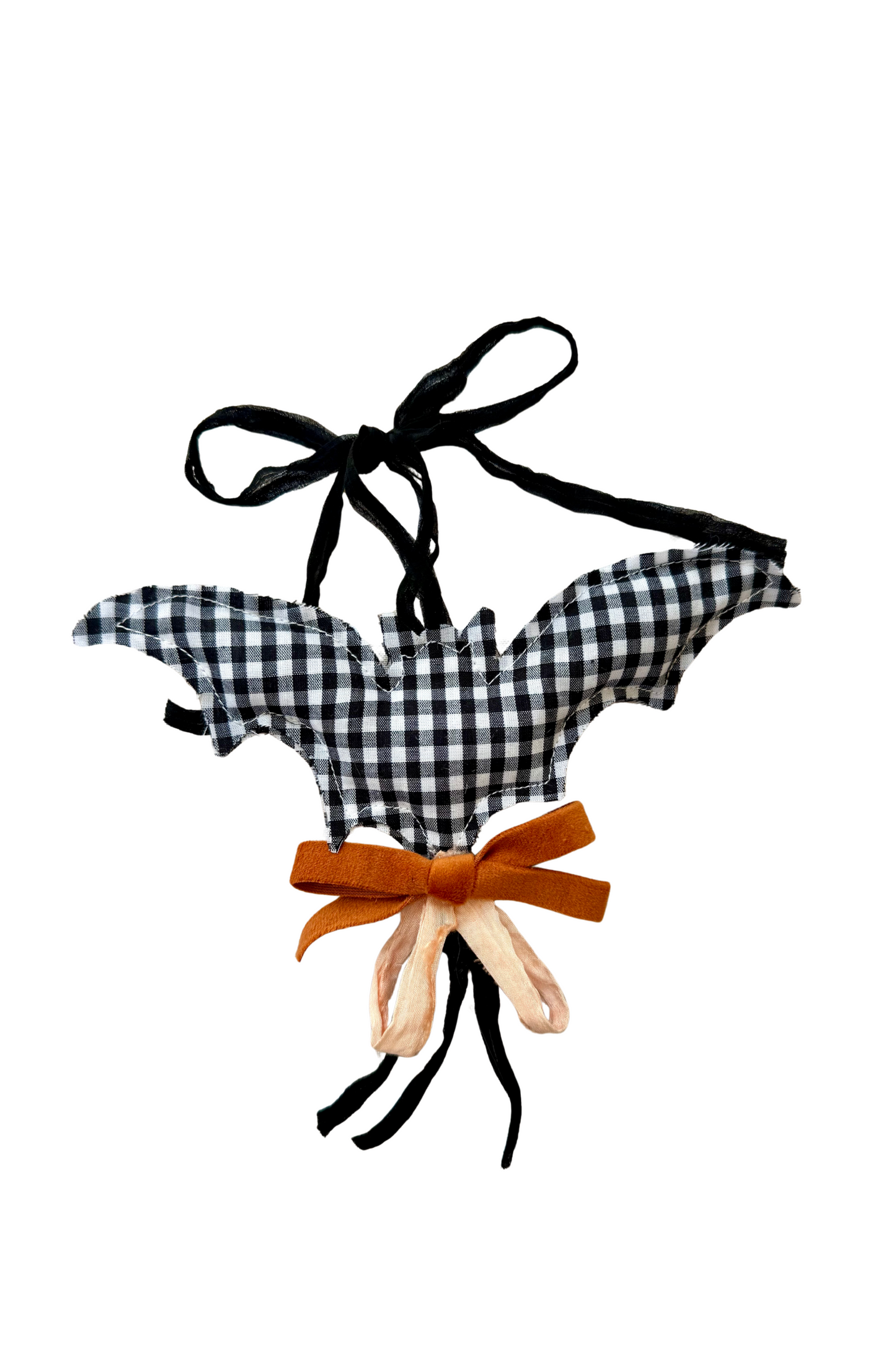 Black Gingham Bat