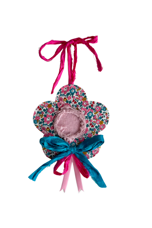 Mini Pink & Blue Flower