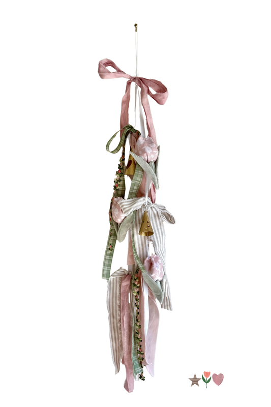 Pink Tulip Door Hanger