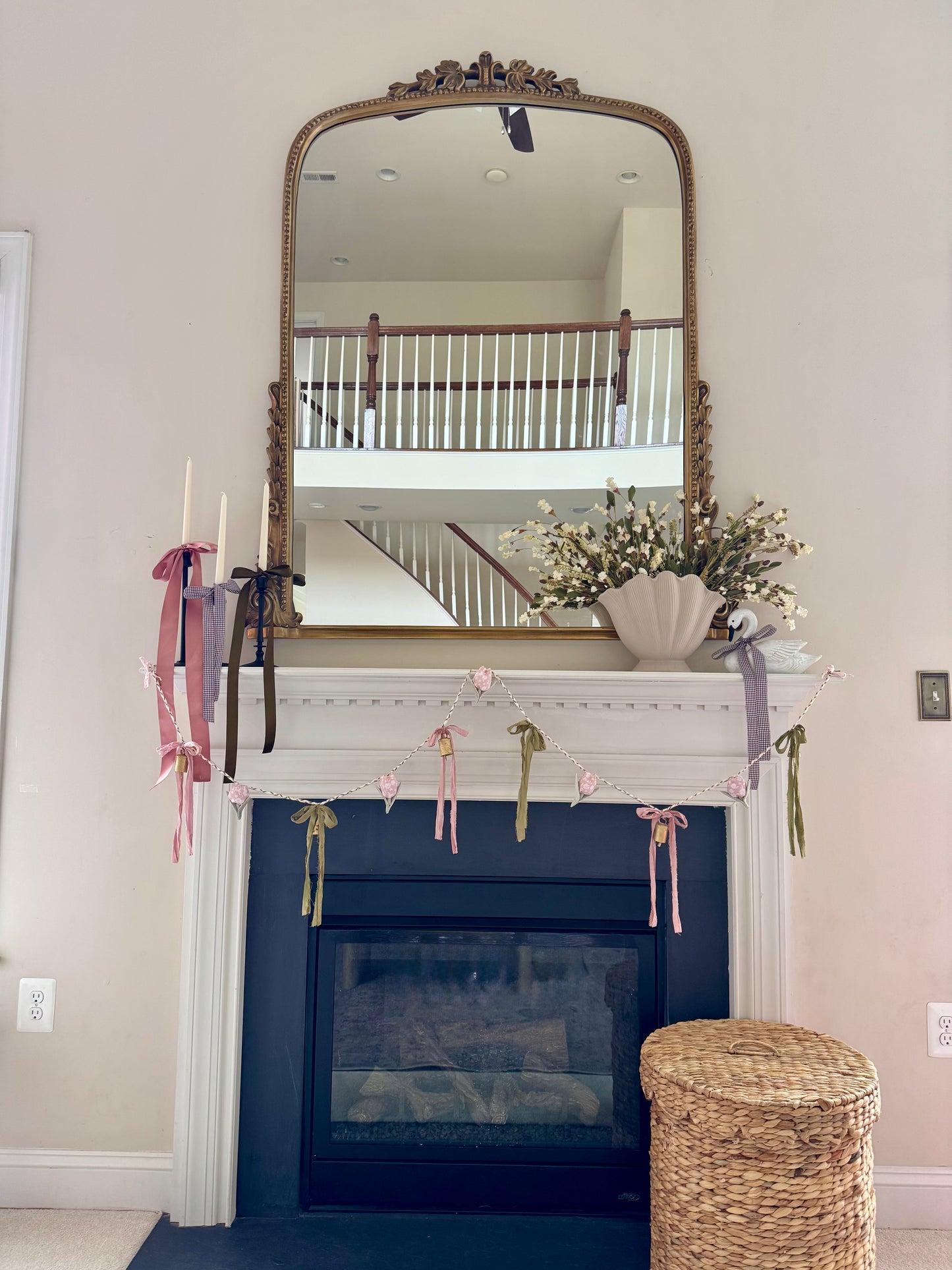 Pink Tulip Garland
