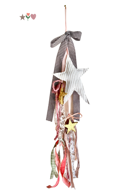 Striped Star Door Hanger