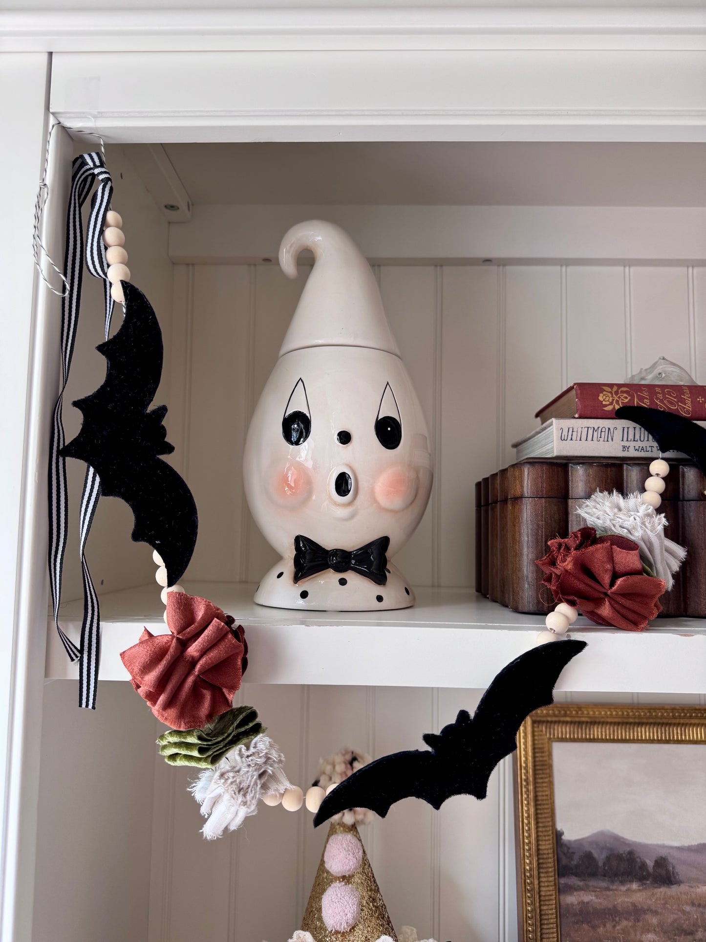 Velvet Bat Garland