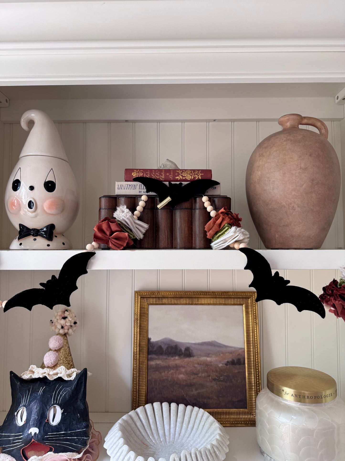 Velvet Bat Garland