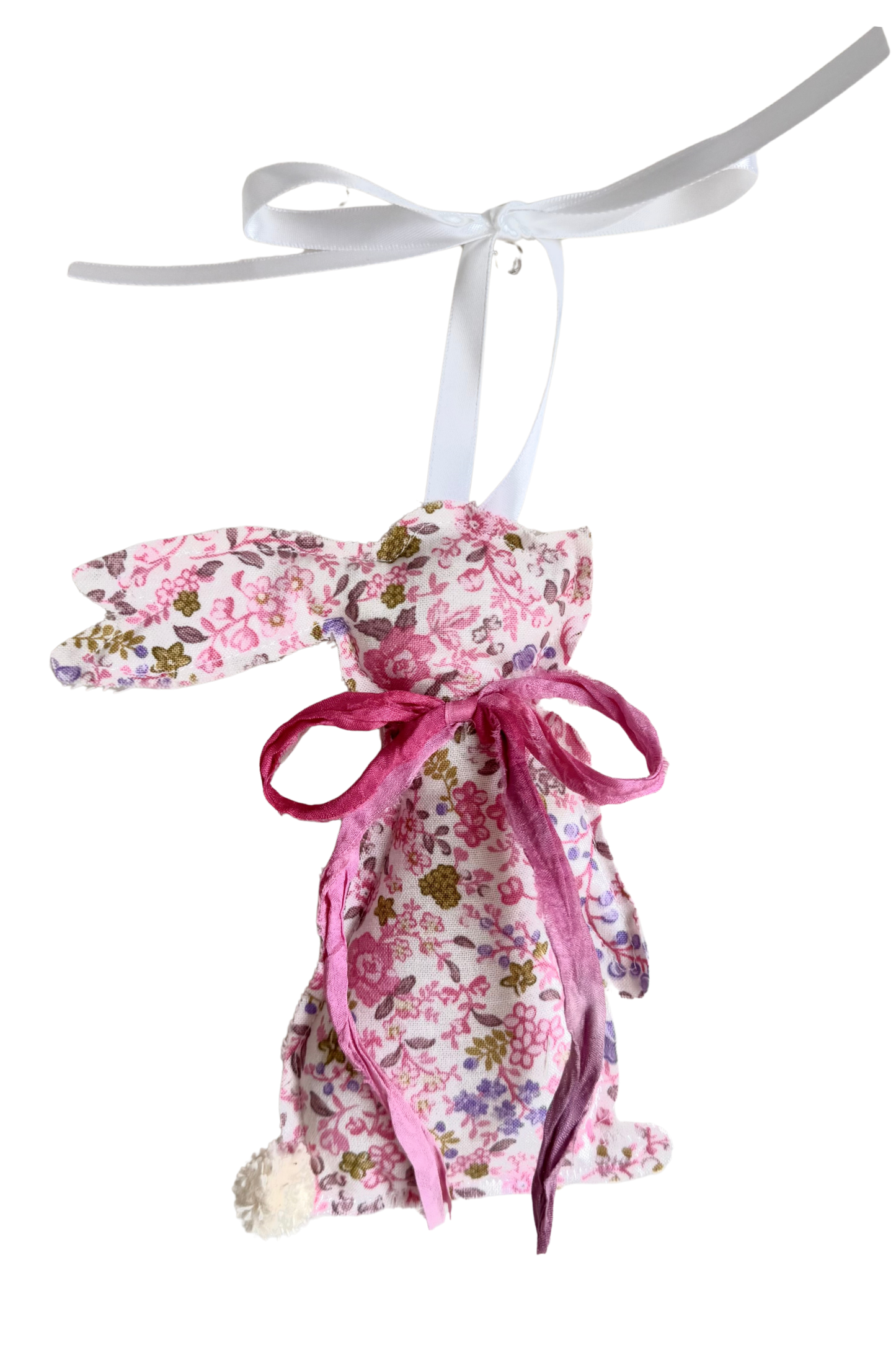 White Floral Bunny #2